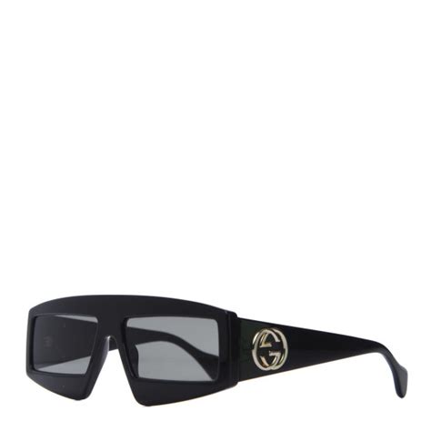 gucci gg0358s front|GUCCI Shield Sunglasses GG0358S Black .